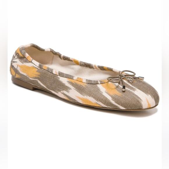 NWOT Sam Edelman Felica Ballet Flat in soft Grey Multi-color - 9 - Picture 1 of 12
